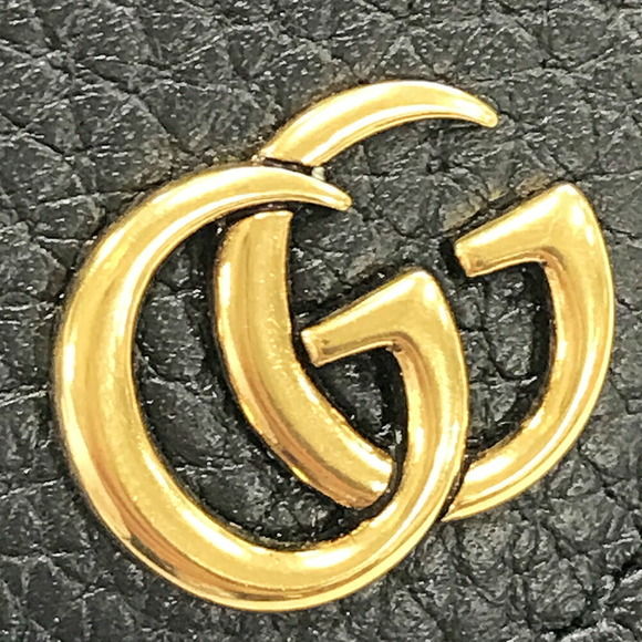 Gucci GG Black Wallet Leather Bamboo Bifold - Picture 9 of 9